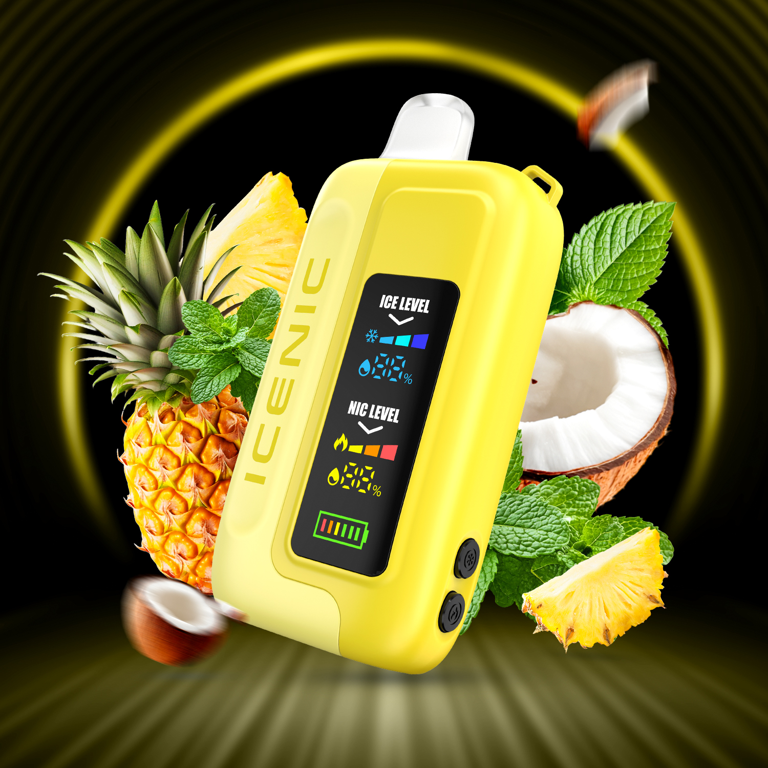 PINEAPPLE COCONUT ICE