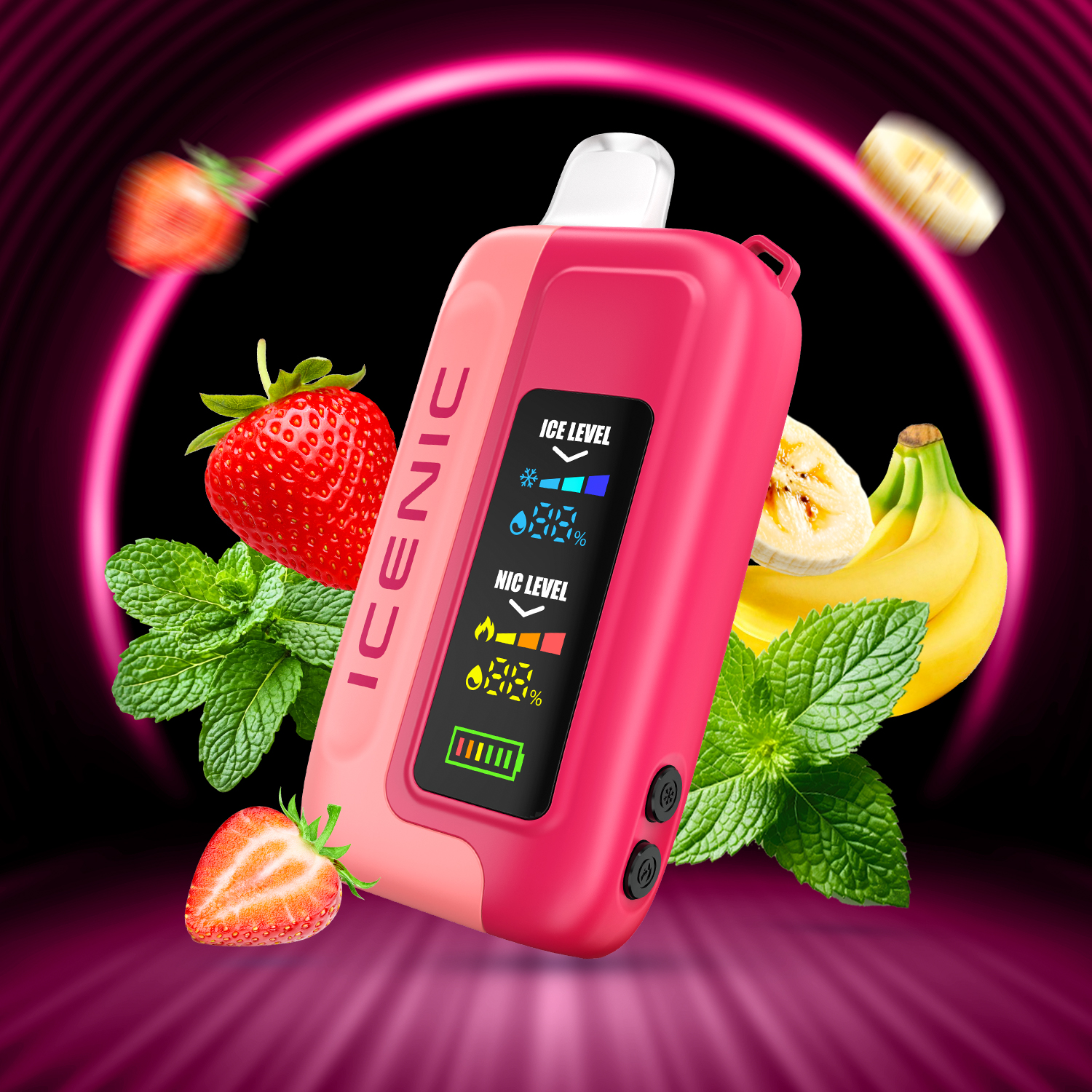 STRAWBERRY BANANA ICE