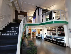 Simatech Vapour Shop langford vape store interior