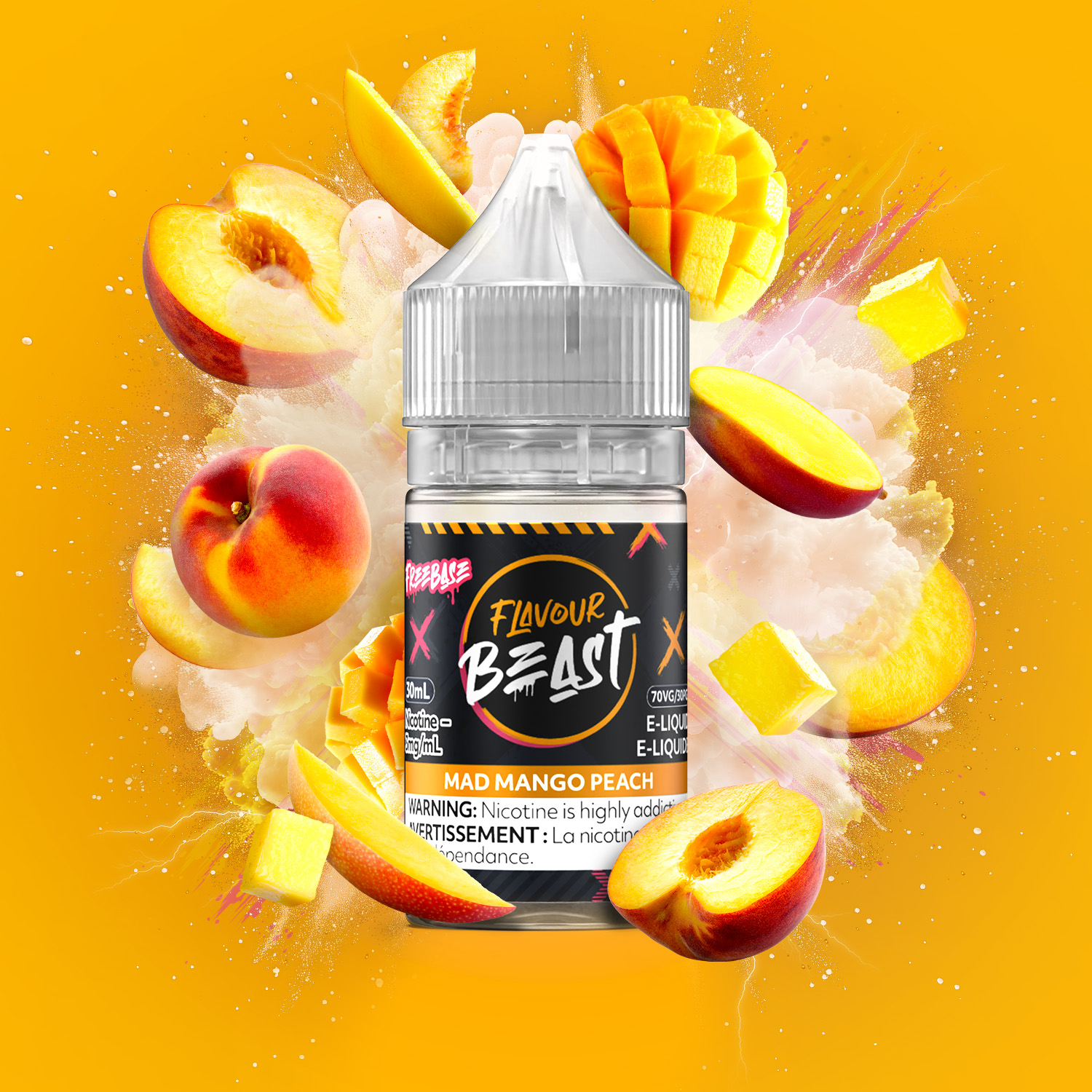 FlavourBeast_EL-30mL-DeviceFruit_JAN2025-COL-MadMangoPeach FlavourBeast_EL-30mL-DeviceFruit_JAN2025-COL-MadMangoPeach